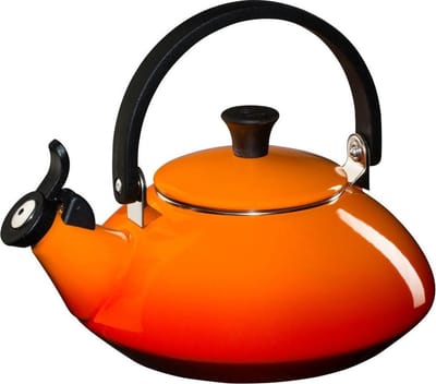Le Creuset fluitketel Zen 1,5 Liter - oranjerood