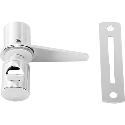 Serrure de porte en verre de salle de bain Loquet de verrouillage pour salle de douche pour portes de maison/bureau Utilisation Fournitures ménagères