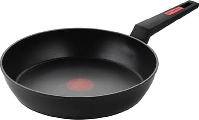 Braadpan met Thermosensor 28 cm - Gesmeed Aluminium met Temperatuurindicator en Antiaanbaklaag