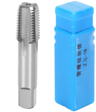 Dailygoods - HSS Draad Tap - 1/4 Inch - Hoge Snelheid - Voor Staal en IJzer - 18 Tanden - Voor Precisiewerk - Ideaal voor Metalen