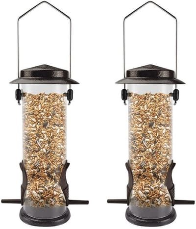 Allecto - Metalen voederbakken voor wilde vogels - Vogelvoeder voor