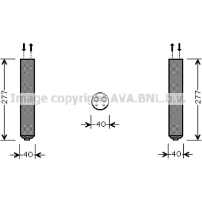 Droger, airconditioningsysteem AVA COOLING SUD089 AVA