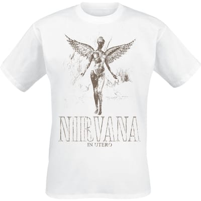 Nirvana T-shirt - In utero - S tot 4XL - voor Mannen - wit