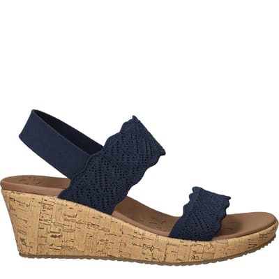Skechers - maat 40- Beverlee - Timeless Touch - Dames Sandalen - Navy