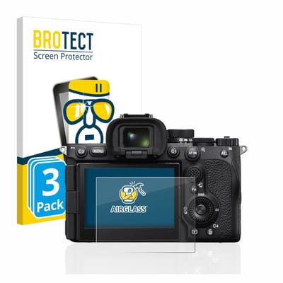 Screenprotector 3 Stuks voor Sony Alpha 7R V Beschermglas transparant