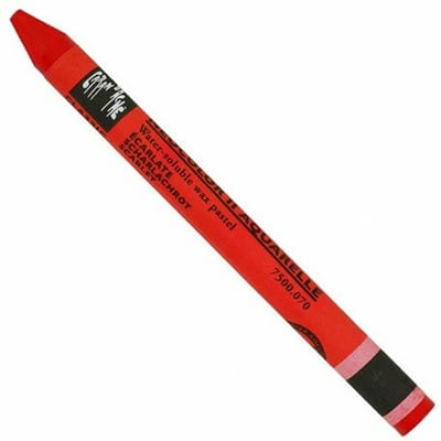 Caran d´Ache Neocolor II Aquarelkrijt |Scharlaken Rood (070)