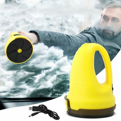 Draagbare Elektrische IJskrabber Auto – Verwarmde USB Oplaadbare Sneeuwverwijderaar voor Voorruit | Winter Ontdooier, Antivries Apparaat, Autoruit IJsverwijderaar