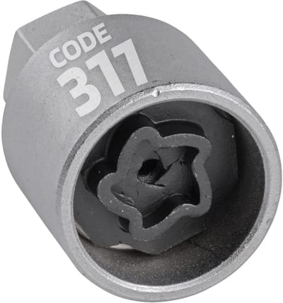 SW-Stahl 02385L-11 Wielslotadapter 311 | geschikt voor Mercedes-Benz | Gereedschap voor het verwijderen van wielsloten | Wielslotverwijderaar | Wielslotsleutel