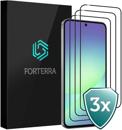 Screenprotector 3 Stuks - Geschikt voor Samsung Galaxy A56 - Full Cover - Beschermglas - Gehard Glas - Tempered Glass - Screen Protector