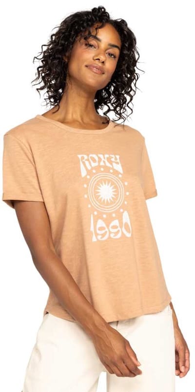 Roxy Ocean After C T-shirt Met Korte Mouwen Geel L Vrouw