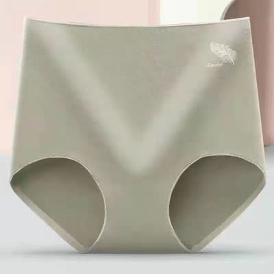Culottes pour femmes Culottes taille haute sans couture Entrejambe en coton Ventre et hanches galbés Boxers 2XL vert clair
