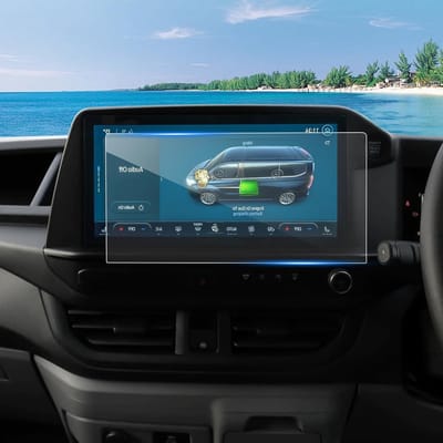 Navigatiescherm Beschermfolie voor Ford Tourneo Transit Custom 2024 2025, 4H Krasbestendige PET Film, 13 Inch GPS Scherm Bescherming (Set van 2)