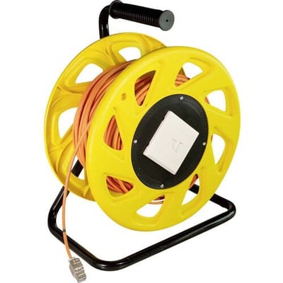 Cat 6A S/FTP netwerkkabel op mobiele haspel 60 Meter - Netwerkkabel - Computerkabel - Kabel