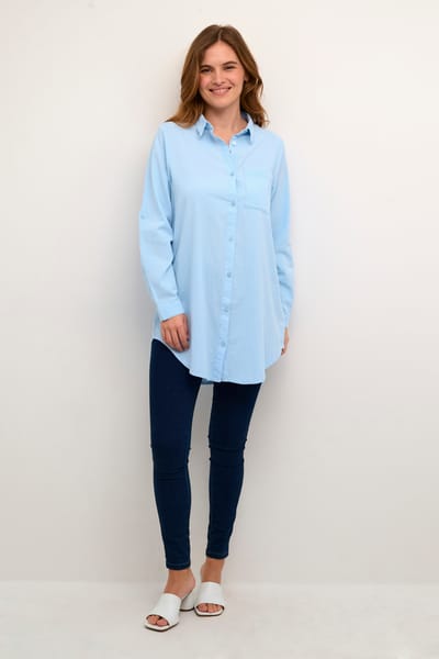 Overhemd met lang mouwen Loose fit Windsurfer blue