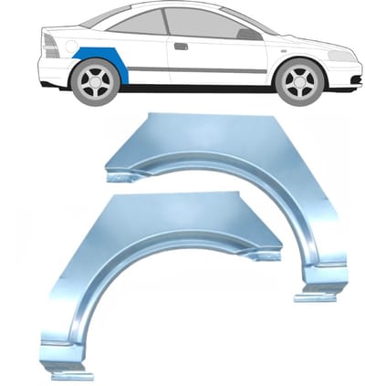 Reparatiepaneel achterspatbord voor Opel Astra G 1998-2009 / Links + Rechts