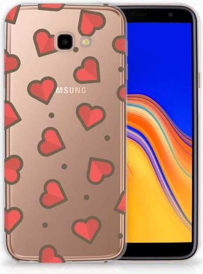 Samsung Galaxy J4 Plus (2018) TPU bumper Hearts
