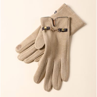 Mode Dame Handschoenen Wanten Dames Winter Vintage Rijden Fietshandschoenen Outdoor Warm Houden Winddichte Handschoenen