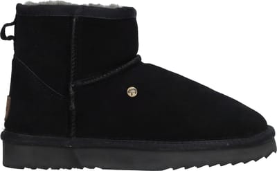 Warmbat Wallaby Suede Boot Dames Laarzen - Zwart