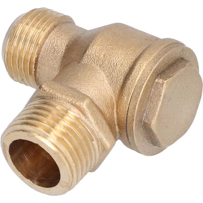 Clapet anti-retour Bidirectionnel Laiton Résistant à la corrosion Accessoires remplaçables pour Compresseur d'air