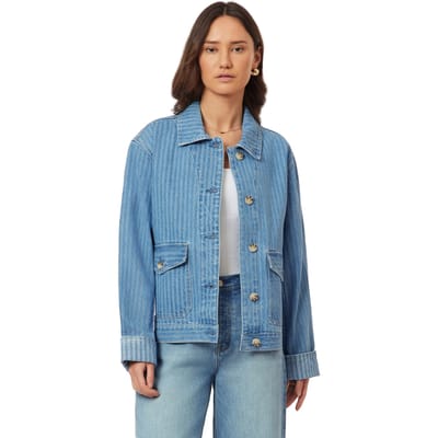 Scotch & Soda Crop Chore Jacket Sag Harbor Taglia: L | Giacche di jeans Outlet | Donna