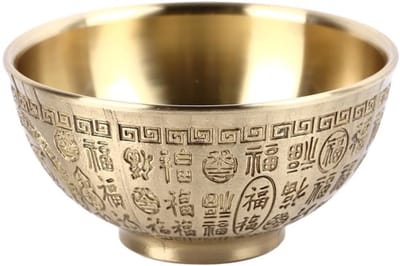 Offerkom Gouden Koper - Zegenkom voor Wierook - Rituele Kom - Decoratieve Kom - Meditatie Kom - Veelzijdig Gebruik - Wierookkom