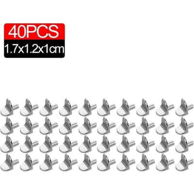 50/10 stuks plankdragers pinnen pluggen plankscheiders vaste kast kast meubelplank wandmontage beugel houder