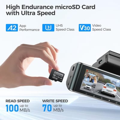 128 GB MicroSD-kaart voor Dashcam U3, A2