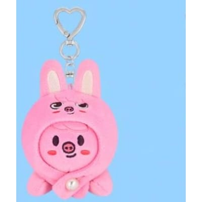 Stray kids SKZOO Sleutelhanger liggend Changbin pink