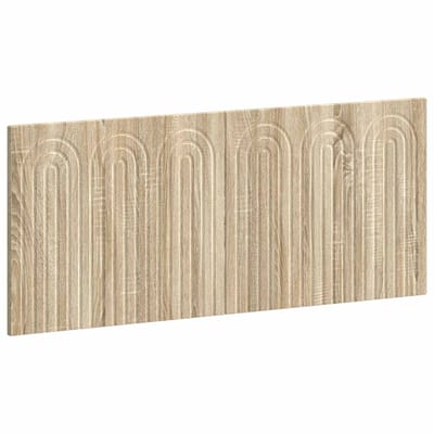 vidaXL - Wandgemonteerd - Hoofdbord - ALKMAAR - Sonoma - Eiken - Bewerkt - hout
