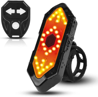 Achterlicht voor fiets met draadloze afstandsbediening en oplaadbare batterij