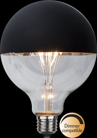 G125 Globelamp - E27 - 2.8W - Extra Warm Wit - 2700K - Dimbaar