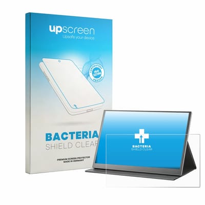 upscreen - Screenprotector voor Xyvolve 15.6" draagbare monitor - Folie Beschermfolie transparant antibacterieel