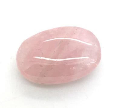 Rozenkwarts edelsteen handsteen liefde en rust 3 x 2 x 1 cm
