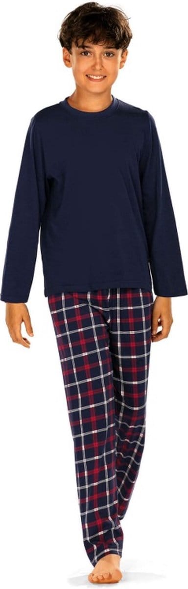 Comtessa - Jongens Kerst Pyjama - Happy Winter - Maat 116
