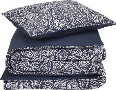 De Witte Lietaer Dekbedovertrek Igor, Royal Blue - 140 x 200/220 - Katoen Percal