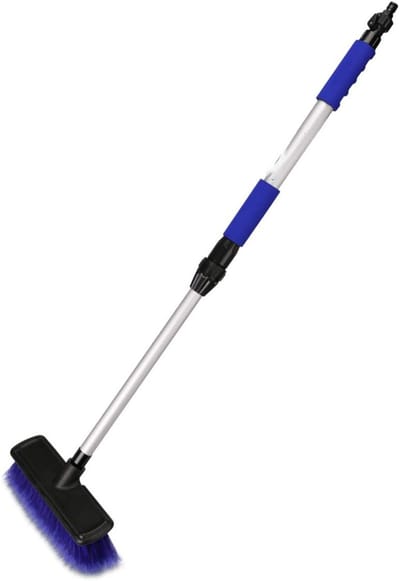 Zyrex® Wasborstel Met Telescopische steel – Was Borstel – Autowasborstel Telescopisch – Blauw - 100cm x 65cm x 25cm