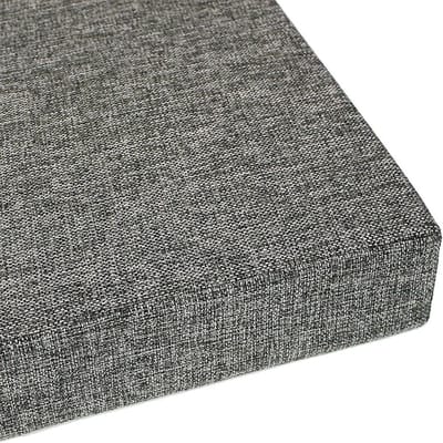 Bankkussen Set - Zitkussens Buiten - Terras Ontspanning - Hoge Dichtheid Spons - 180x45x8cm - Donkergrijs