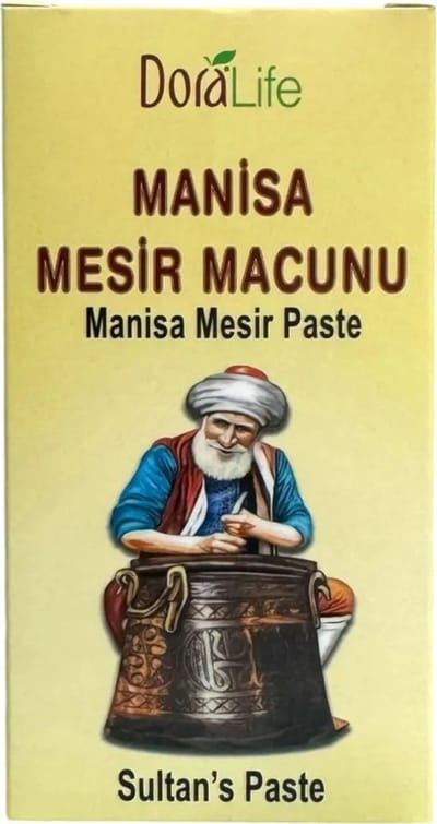 Doralife Ottoman Manisa Mesir Macunu 400 g | Traditionele Turkse Kruidenpasta | Energie & Gezondheid - Doralife Manisa Mesir Paste 400 g | Traditional Turkish Herbal Paste | Energy & Health