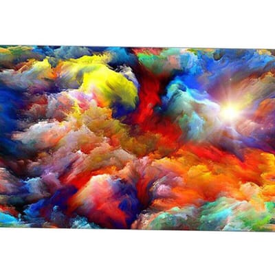 5D DIY diamant borduurwerk abstracte psychedelische nevel ruimtewolk, diamant schilderij kruissteek 20X30CM blue