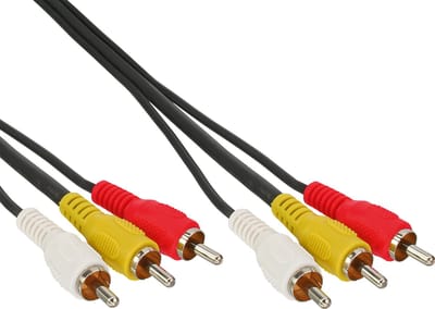 Tulp composiet audio video kabel - 0,50 meter