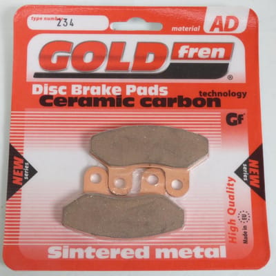 Plaquette de frein Gold Fren pour Scooter Laverda 150 Phoenix 2001 à 2004 AVG Neuf