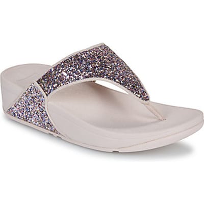 FitFlop Lulu Multi-Tonal Glitter Toe-Post Sandals Vrouwen - Nude Rose Mix