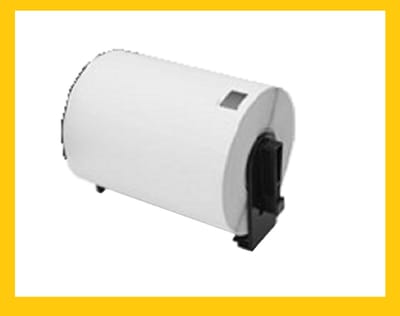 Verzendlabels compatible Brother DK-11247 | 1x Rol met etiketten 103 x 164 mm | wit papier180 stuks | permanent hechtend DK11247 Verzendetiketten, Uni DK-etikettenrollen | Met de QL1100-etikettenprinters compatibel - label - etiket - sticker