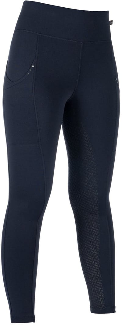 Winter rijlegging Cosy II donkerblauw met siliconen zitvlak fleece gevoerd maat 134/140