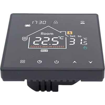 Thermostat Intelligent Programmable Écran LCD Tactile Thermostat pour Chaudière Chauffage Eau pour Maison Bureau Centre Commercial Hôtel WiFi