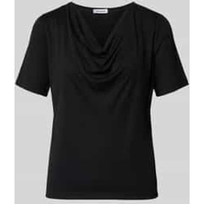T-shirt met Cascadehals