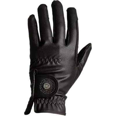 Kentucky Horsewear - Rijhandschoenen grip zwart glitter zwart size 6