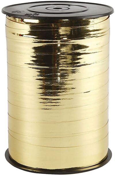 Creativ Company cadeau lint goud metallic 250 meter decoratie.