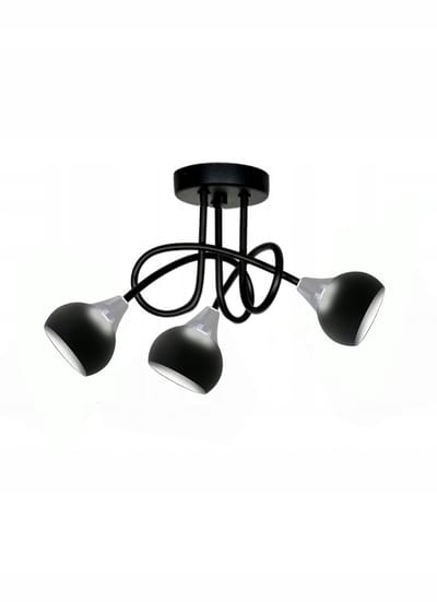 Hanglamp PRETTY 202KCH - Zwart/Chroom Metaal, 3x E27