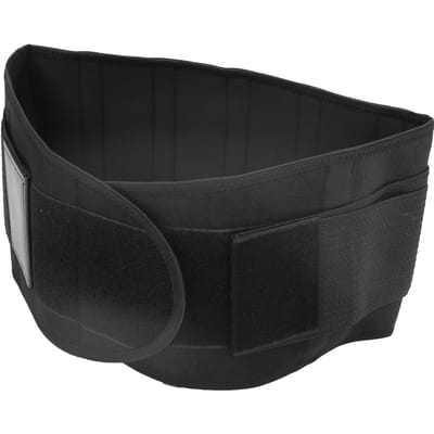 Sport Tailleband Verstelbare Lumbale Ondersteuning Brace voor Fitness Work Out HoudingscorrectieXL black